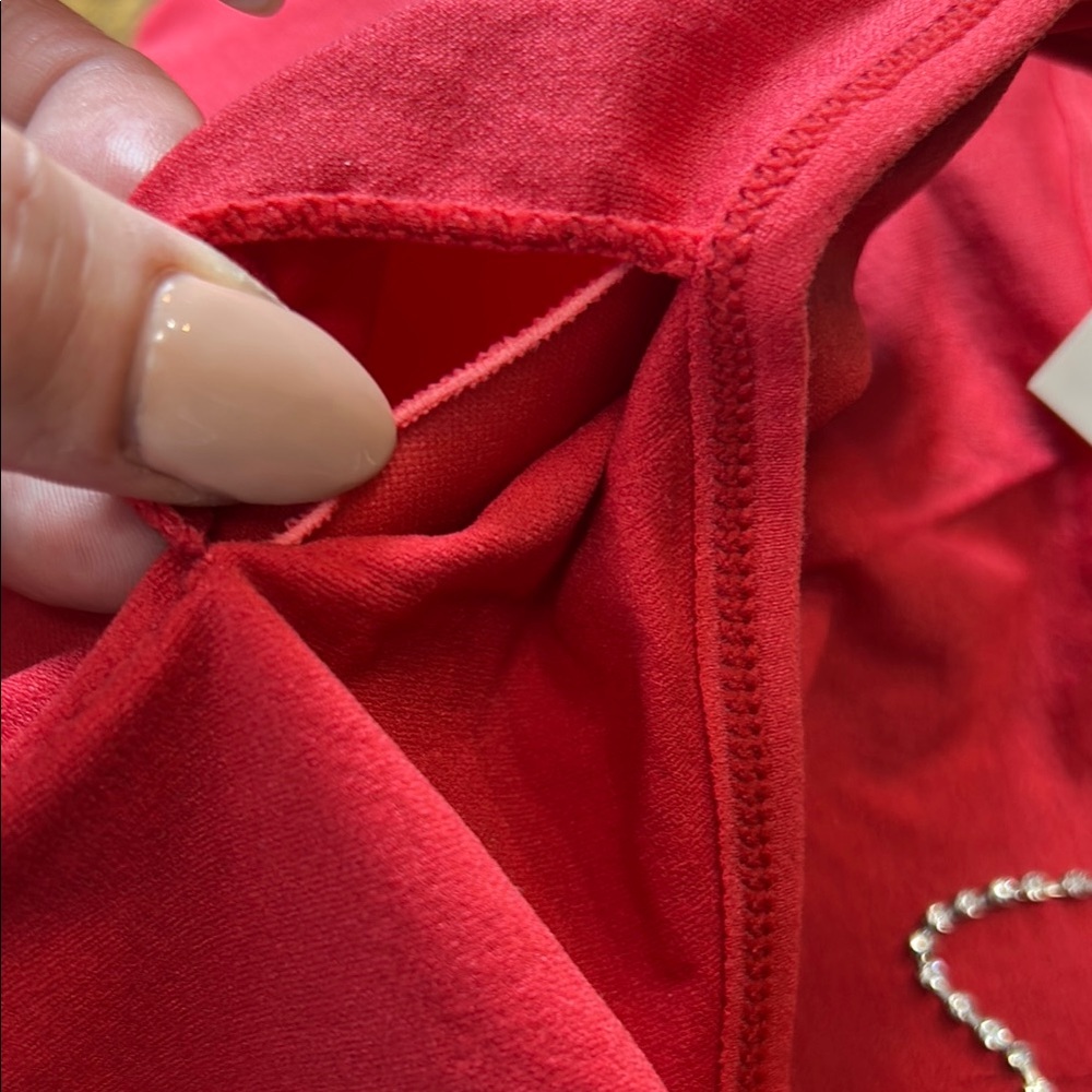 Red Rhinestone‎ strap medium Bralette - Picture 9 of 10